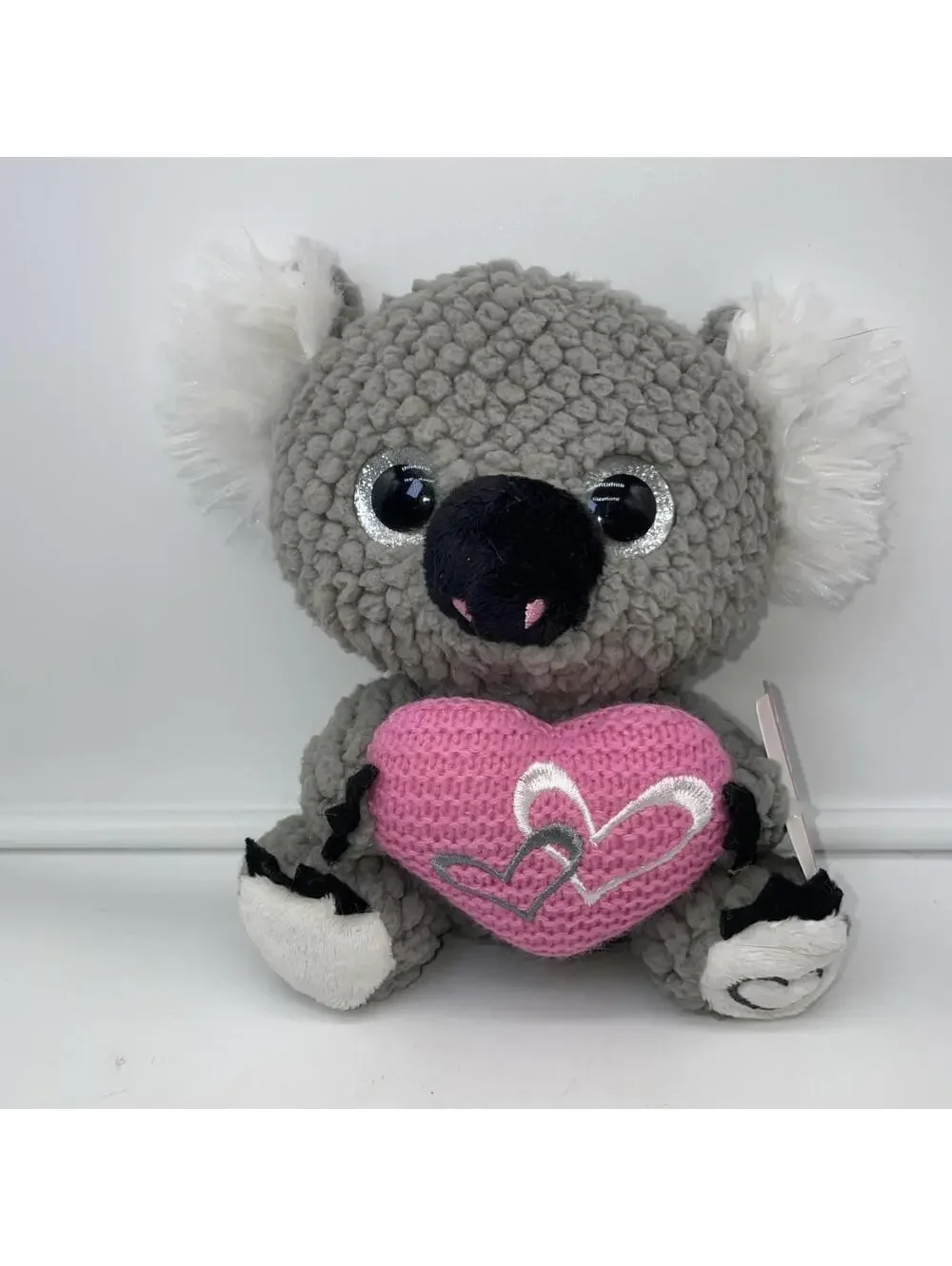 Vintage Dan Dee Collector’s Choice 7” Koala Red Pink Sitting Soft Animals NWT